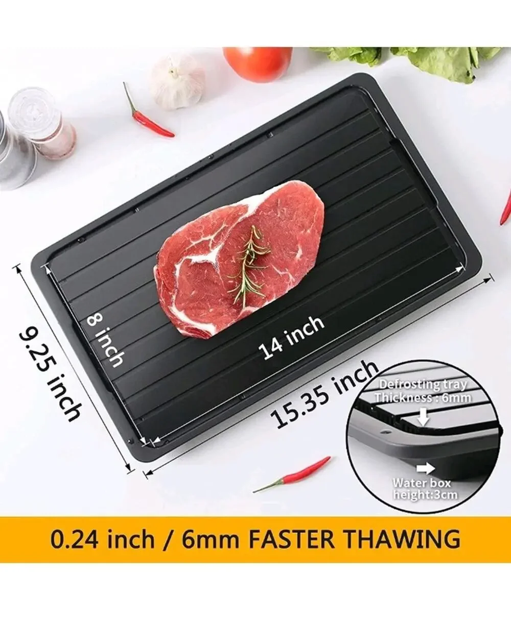Defrosting Tray for Frozen Meat Rapid and Safer